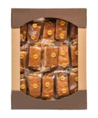 Caja de bizcocho carrot cake sin gluten y sin lactosa 30 uds