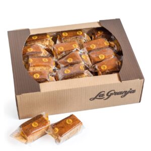 Caja de bizcocho coco y plátano sin gluten y sin lactosa 30 uds