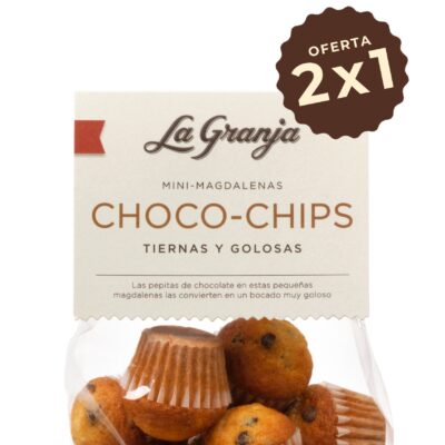 Mini-magdalenas choco-chips