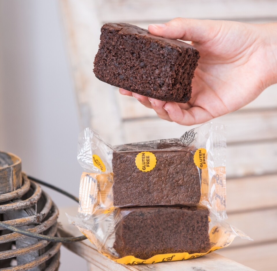 Caja de bizcocho de cacao con chips de chocolate sin gluten y sin lactosa 30 uds
