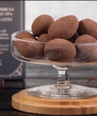 Bombones de gianduia chocolate negro 70%