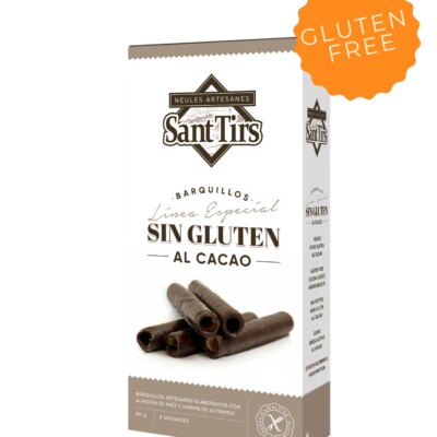 Neules al cacau sense gluten Sant Tirs