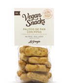 Palitos de pan ecológicos pipas con aceite de oliva