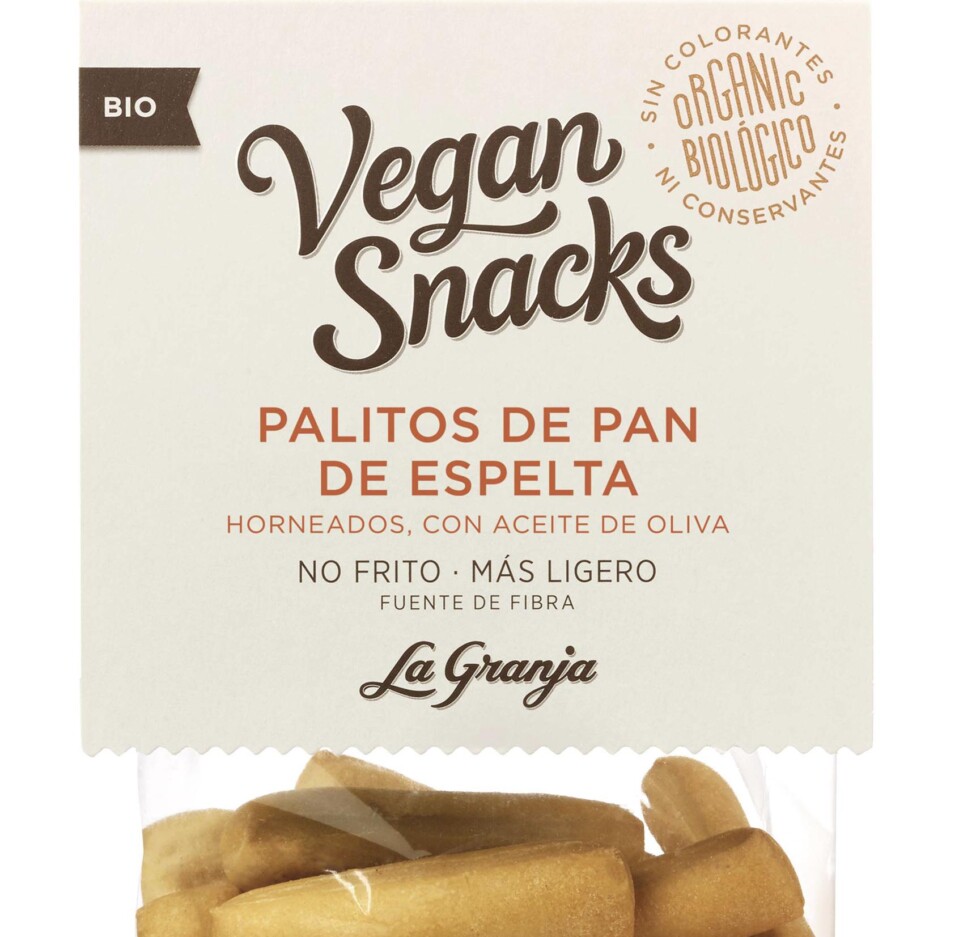 Palitos de pan ecológicos espelta con aceite de oliva