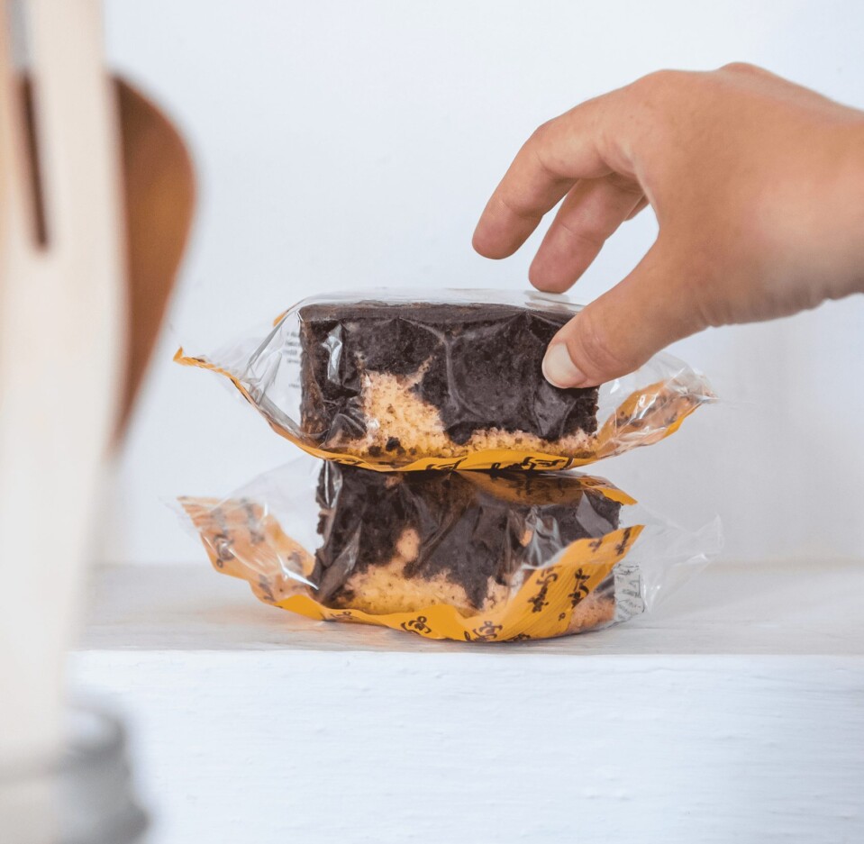 Caja de bizcocho tradicional mármol sin gluten y sin lactosa 30 uds