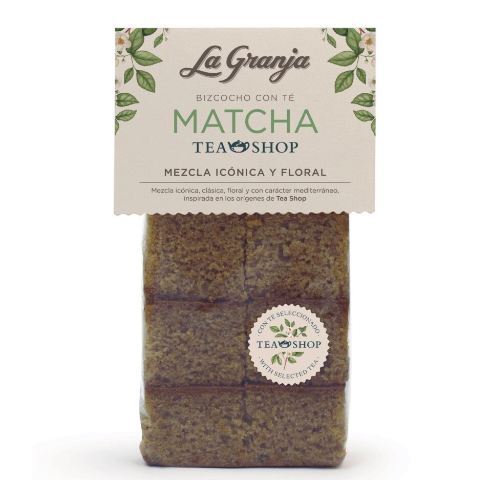 Pa de pessic amb Te Matxa de Tea Shop
