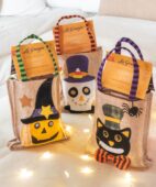 Halloween Witch Gift Bag with Marble Sponge Cake