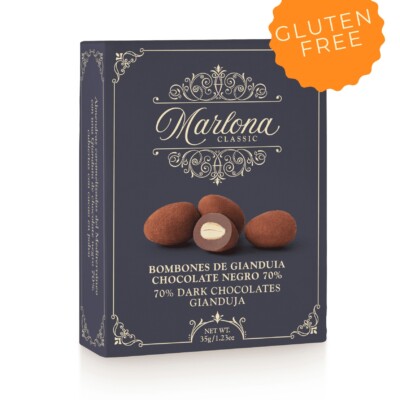 Bombons de gianduia xocolata negra 70%