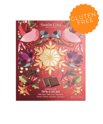 Caixeta amb xocolatines de cacao 70%
