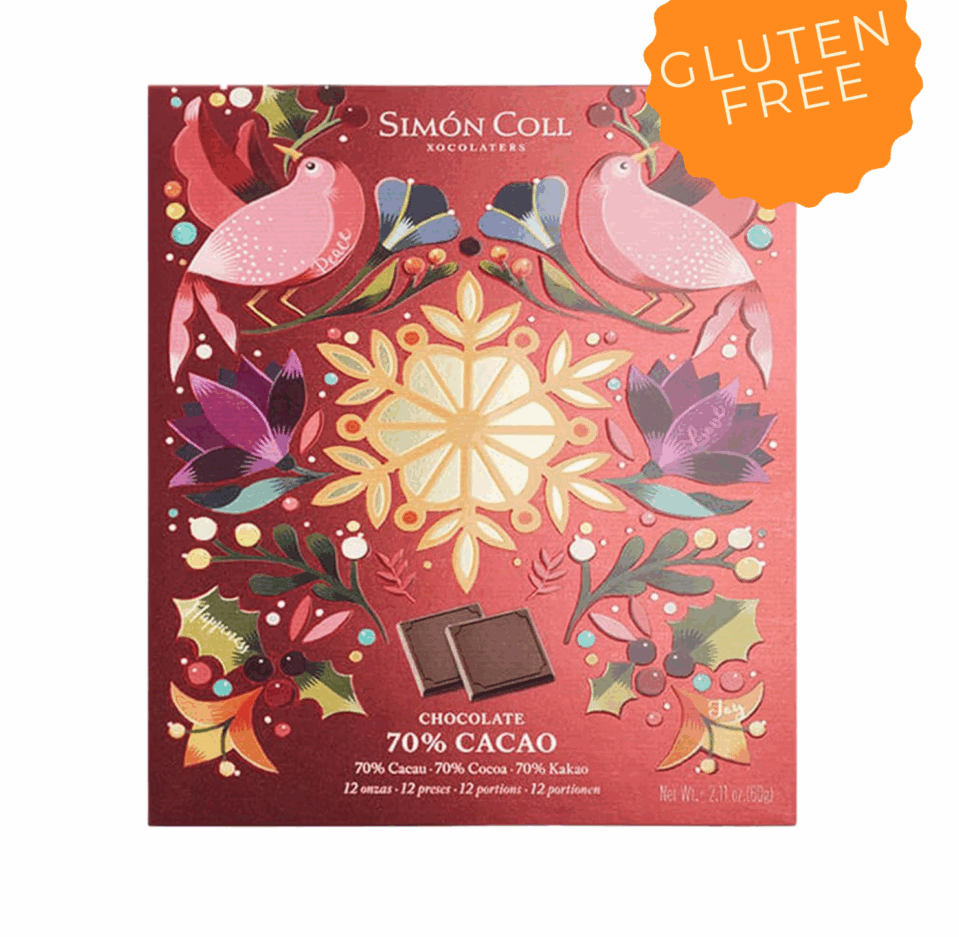 Little box with cocoa 70% bonbons
