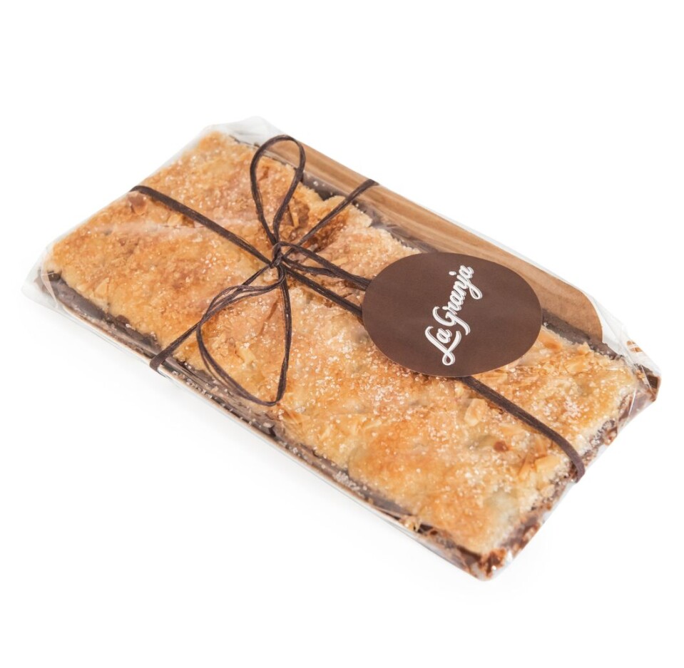 Coca hojaldre de chocolate 160 gr.