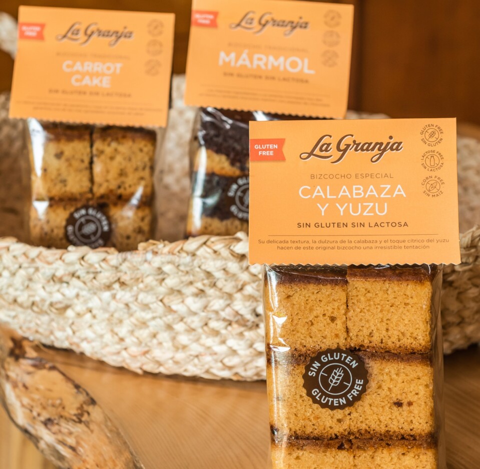 Bizcocho especial calabaza y yuzu sin gluten y sin lactosa