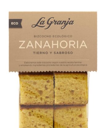Bizcocho ecológico zanahoria