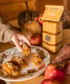 Bizcocho especial calabaza y yuzu sin gluten y sin lactosa