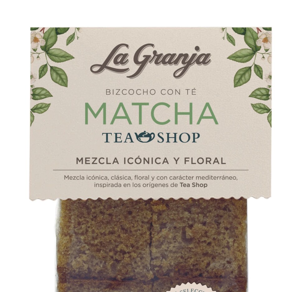 Pa de pessic amb Te Matxa de Tea Shop