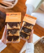 Traditional gluten and lactose free marble sponge cake