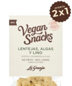 Vegan lentil, 3 quinoa and flax snacks