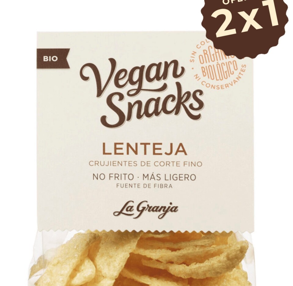 Vegan snacks lenteja, 3 quinoas y lino