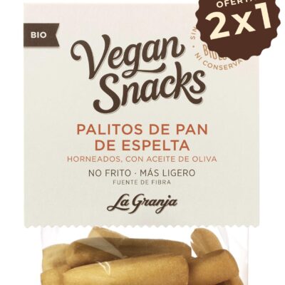 Vegan snacks lenteja, 3 quinoas y lino