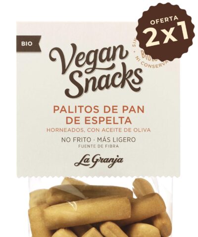 Vegan snacks lenteja, 3 quinoas y lino