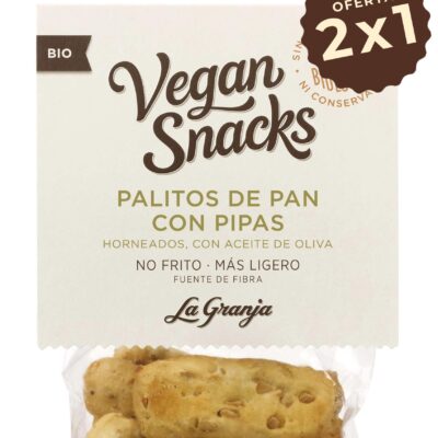 Vegan snacks llentia, 3 quinoes i lli