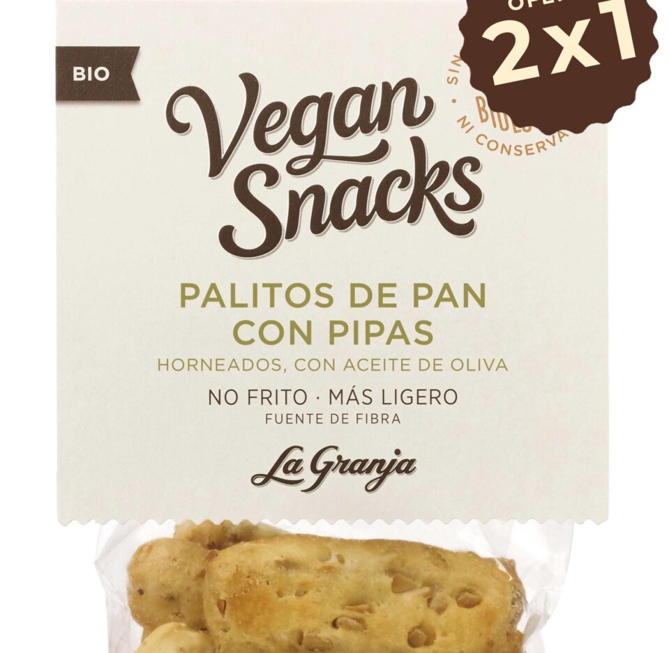 Vegan snacks lenteja, 3 quinoas y lino