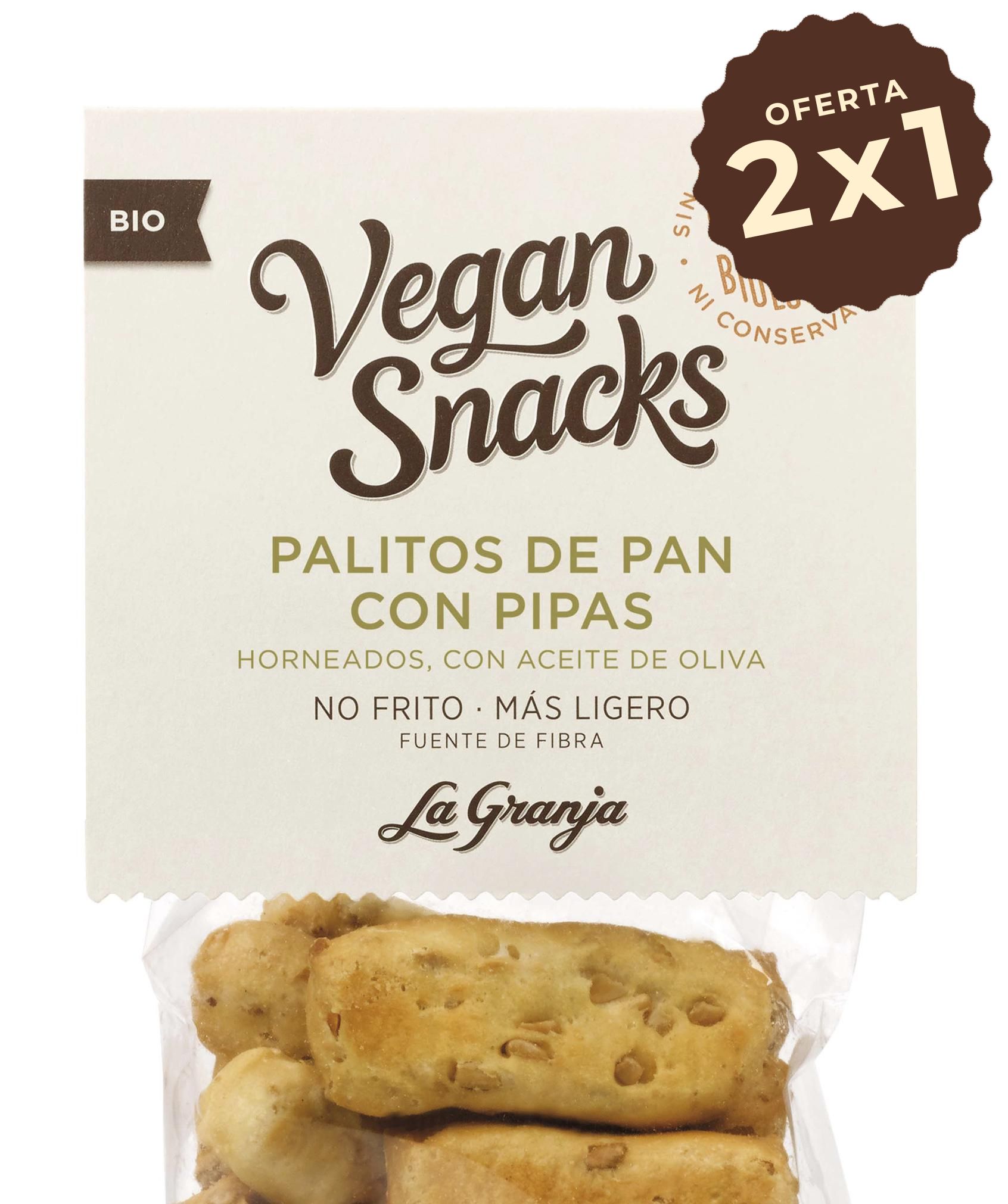 Organic Breadsticks with olive oil and sunflower seeds