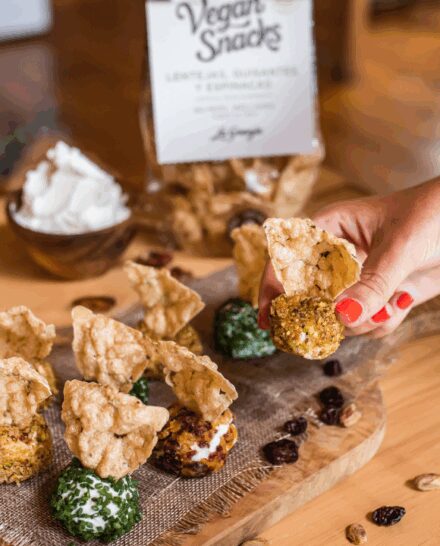 Vegan snacks lenteja