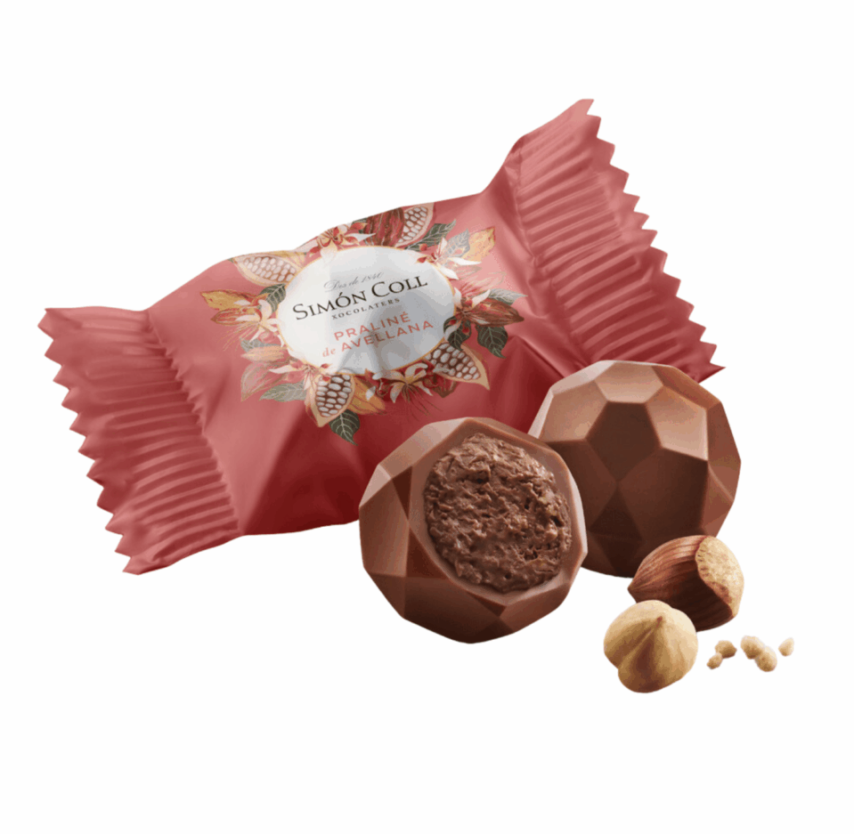 Lata Bombones de Chocolate con Leche y Praliné de Avellanas
