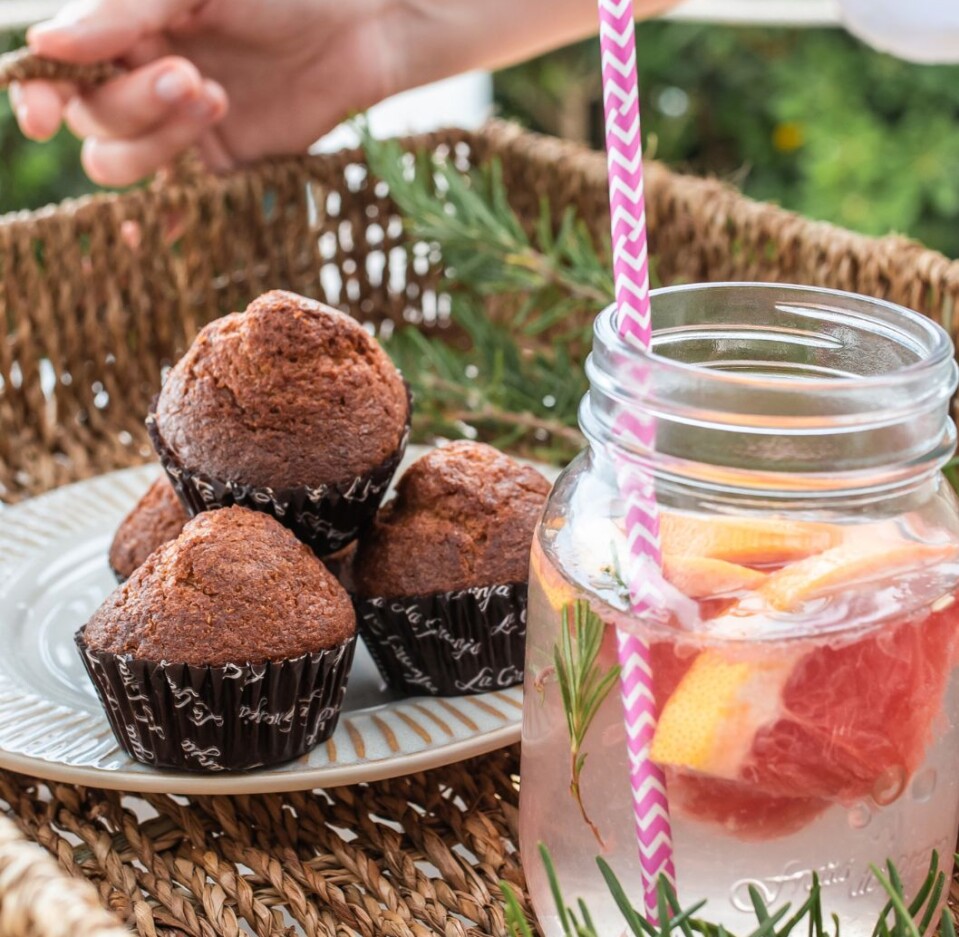 Organic fibre fairy cakes