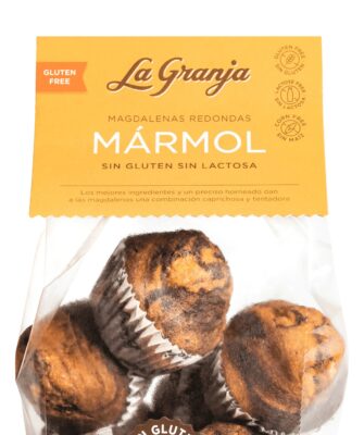 Magdalenes marbre sense gluten i sense lactosa