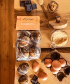 Magdalenas mármol sin gluten y sin lactosa