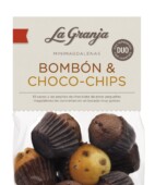 Mini-magdalenas duo bombón y choco-chips