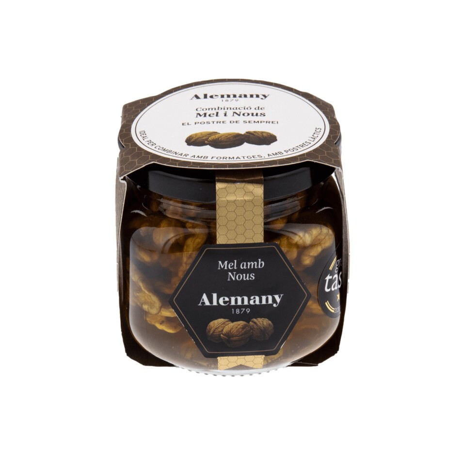 Miel con nueces