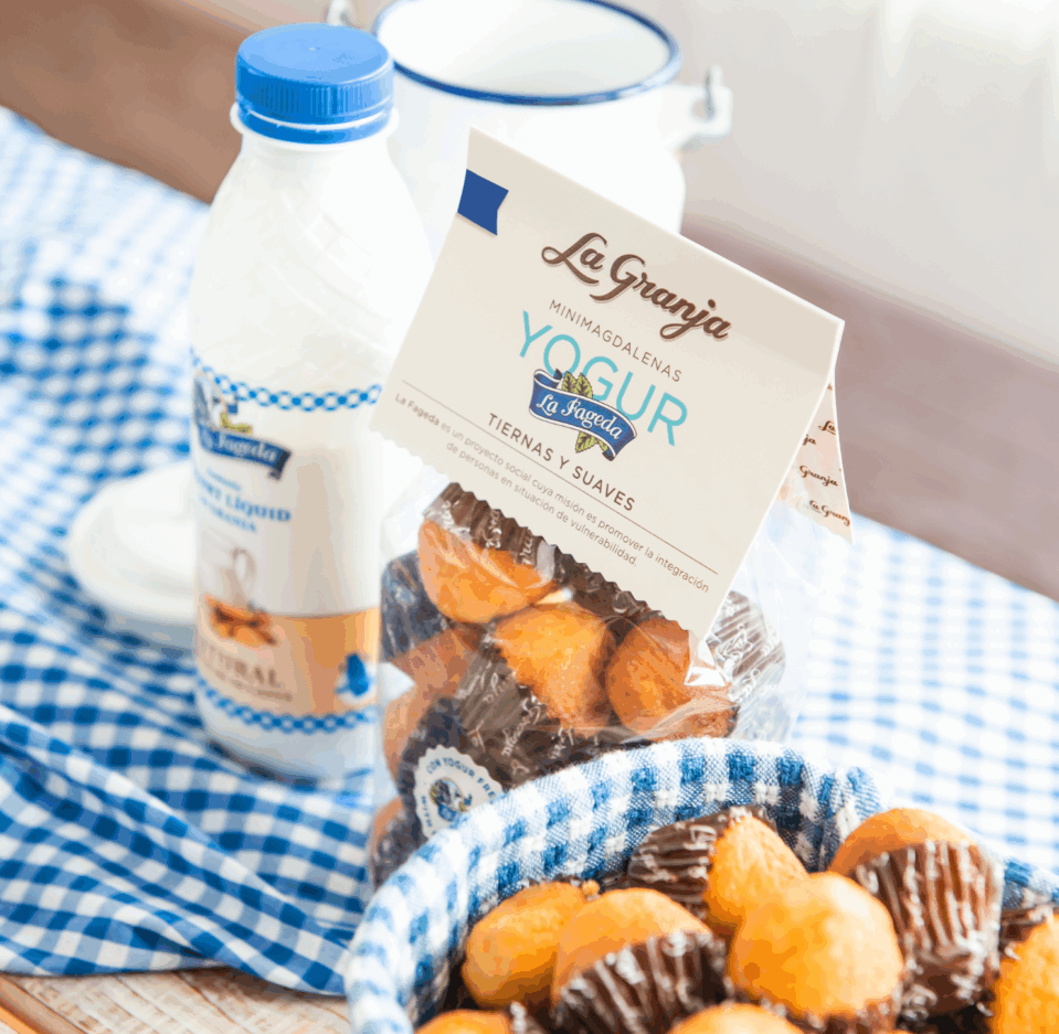 Magdalenas-mini yogur La Fageda