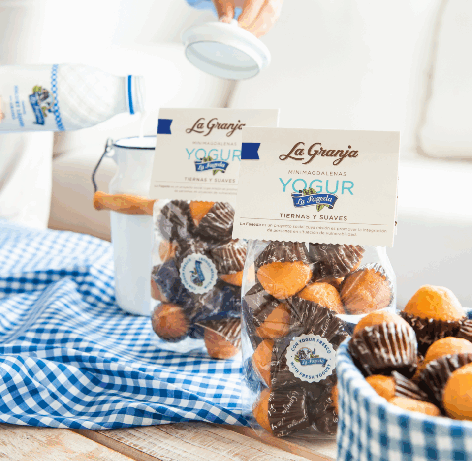 Magdalenas-mini yogur La Fageda