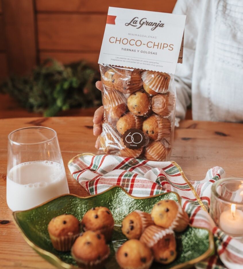 Mini-magdalenas choco-chips