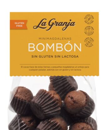 Mini-magdalenas bombón sin gluten y sin lactosa