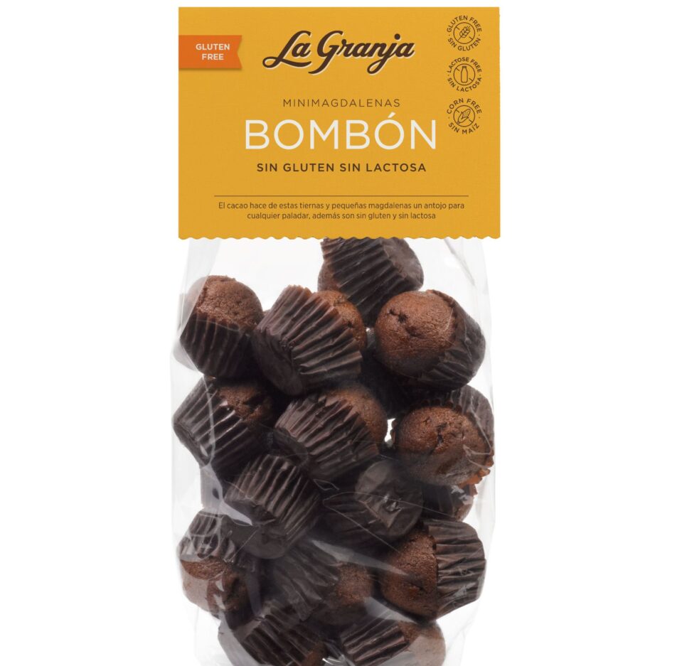 Mini-magdalenes bombó sense gluten i sense lactosa Mini-magdalenes bombó sense gluten i sense lactosa