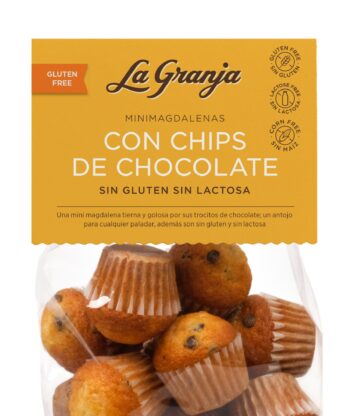 Mini-magdalenas bombón sin gluten y sin lactosa