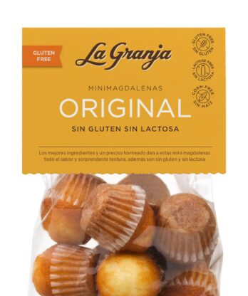 Mini-magdalenas bombón sin gluten y sin lactosa