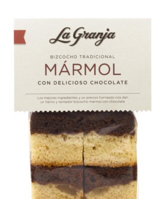Bizcocho tradicional mármol