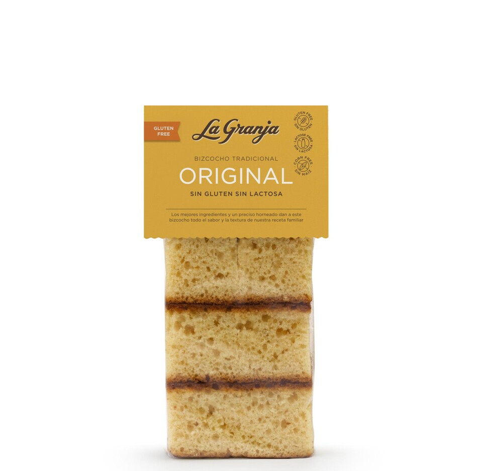 Traditional gluten and lactose free sponge cake