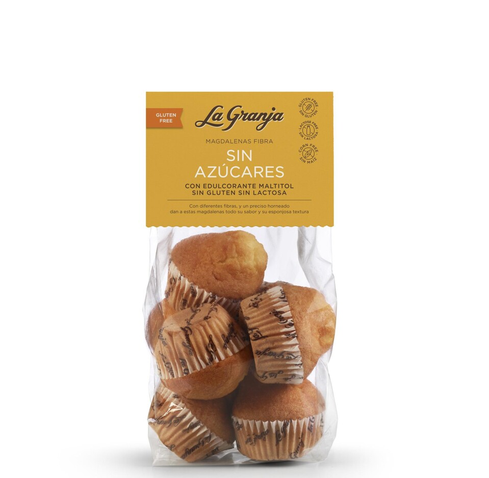 Sugar, gluten and lactose free fibre fairy cakes with maltitol sweetener