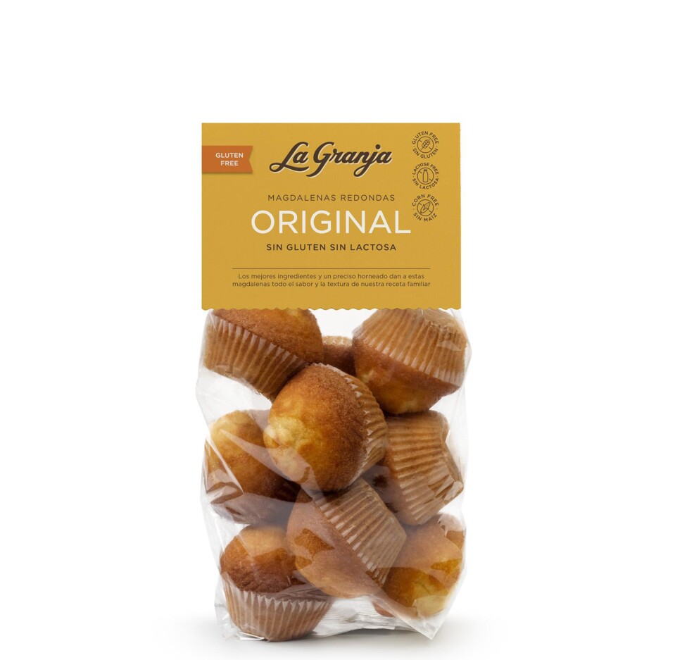 Original gluten and lactose free round fairy cakes