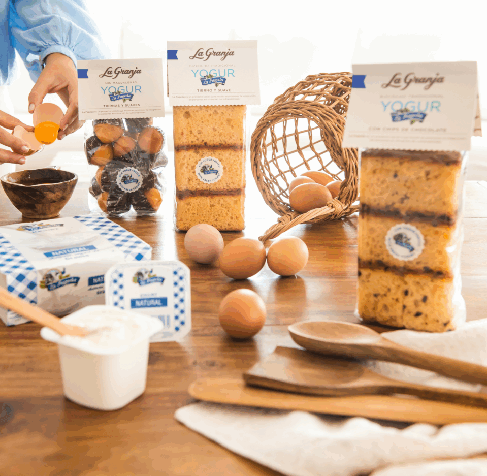 Bizcocho Tradicional Yogur La Fageda con Chips de Chocolate