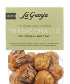 Mini magdalena tradicional vegana