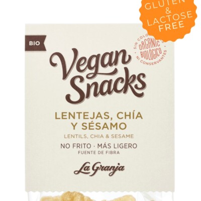 Vegan snacks llentia, xia i sèsam