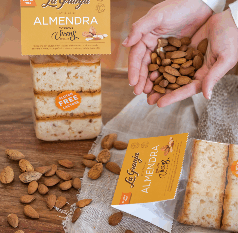 Pa de pessic d'ametlles sense gluten i sense lactosa Torrons Vicens