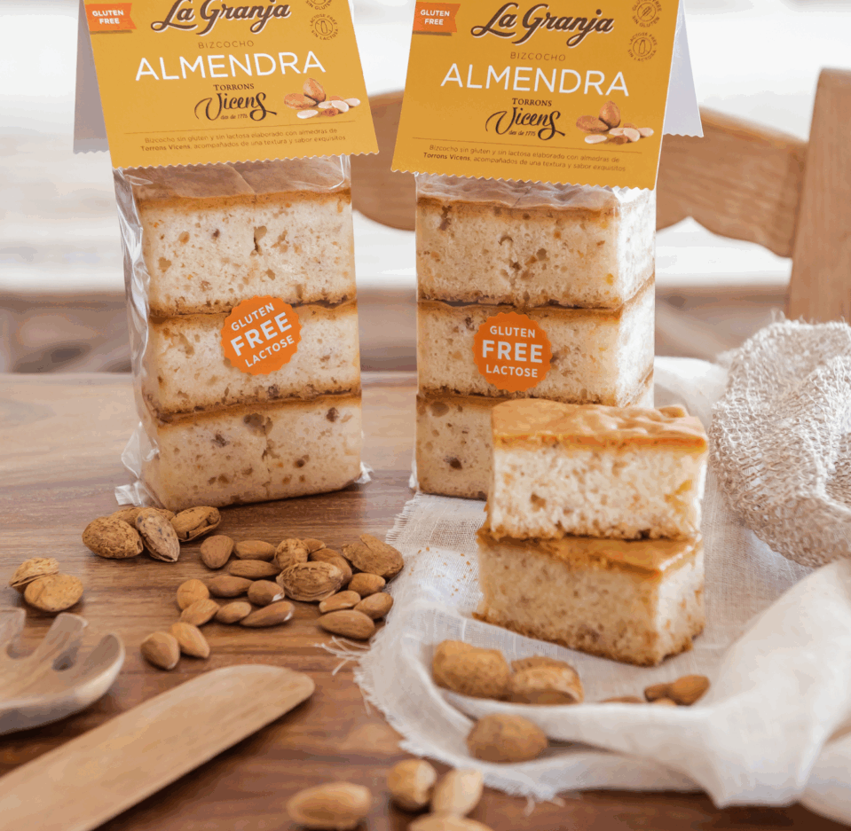 Pa de pessic d'ametlles sense gluten i sense lactosa Torrons Vicens